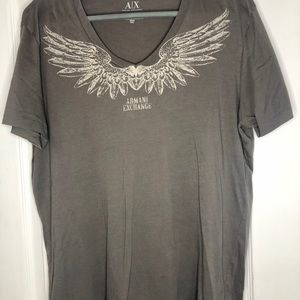 Men’s Armani exchange v neck tee